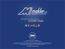 Tablet Screenshot of maklerseguros.com.ar